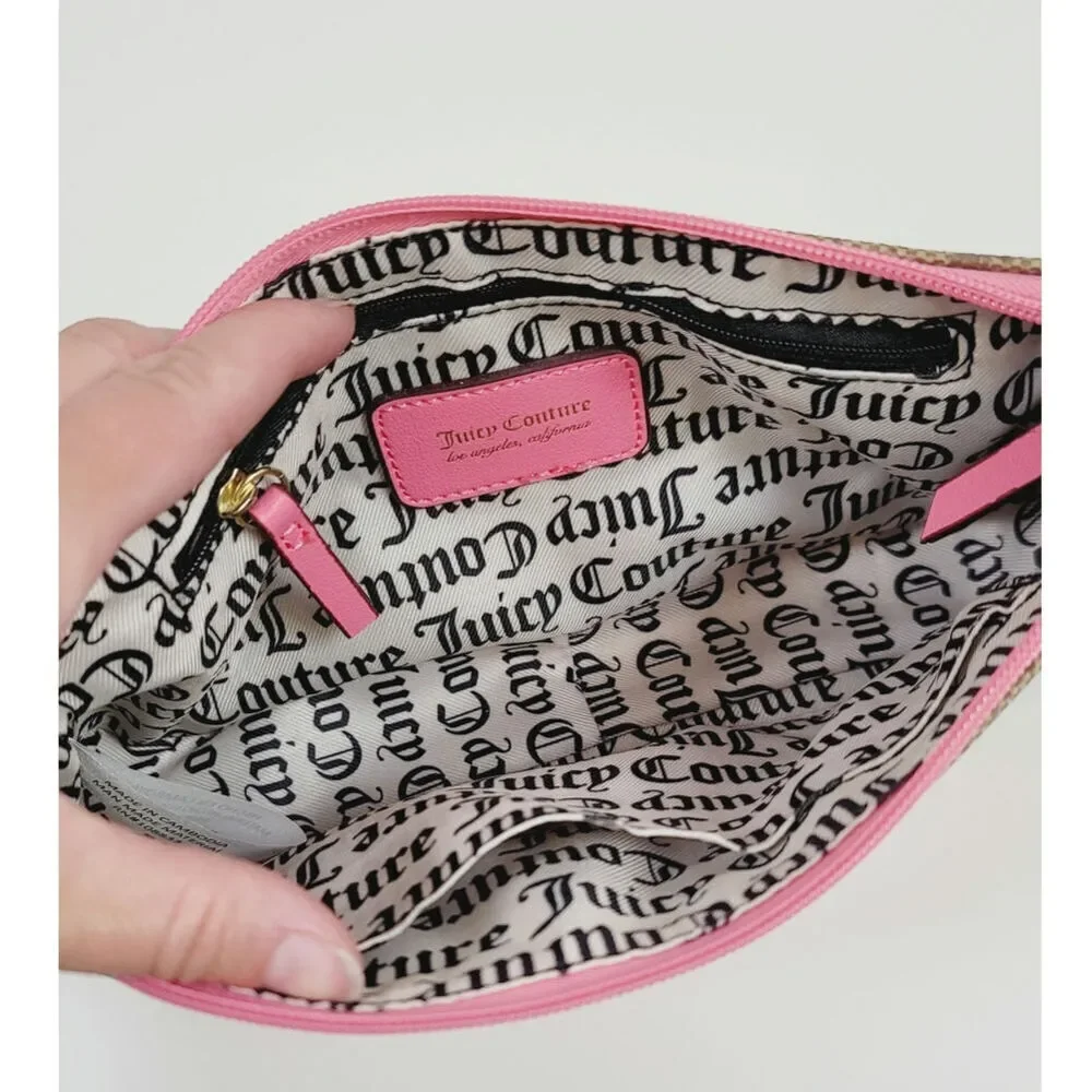 JUICY COUTURE Chestnut Chino Pink Fashionista Shoulder Bag